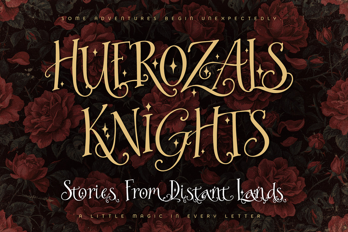 Huerozals Knights - Magical Fantasy, a Serif Font by HypeWorksCo (Photo 1 of 12)