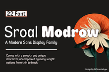 Sroal Modrow - Sans Display Family