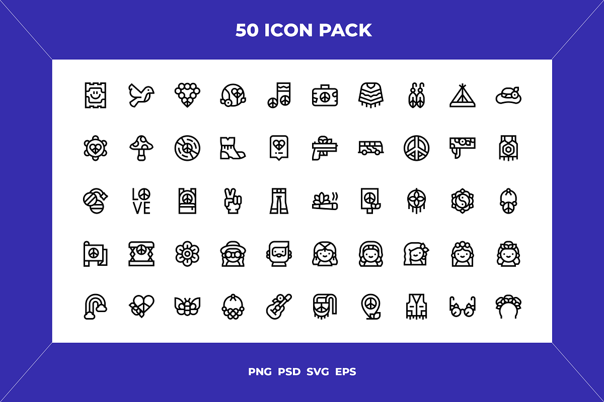 Hippies icons, an Icon by Wencory (Photo 1 of 2)