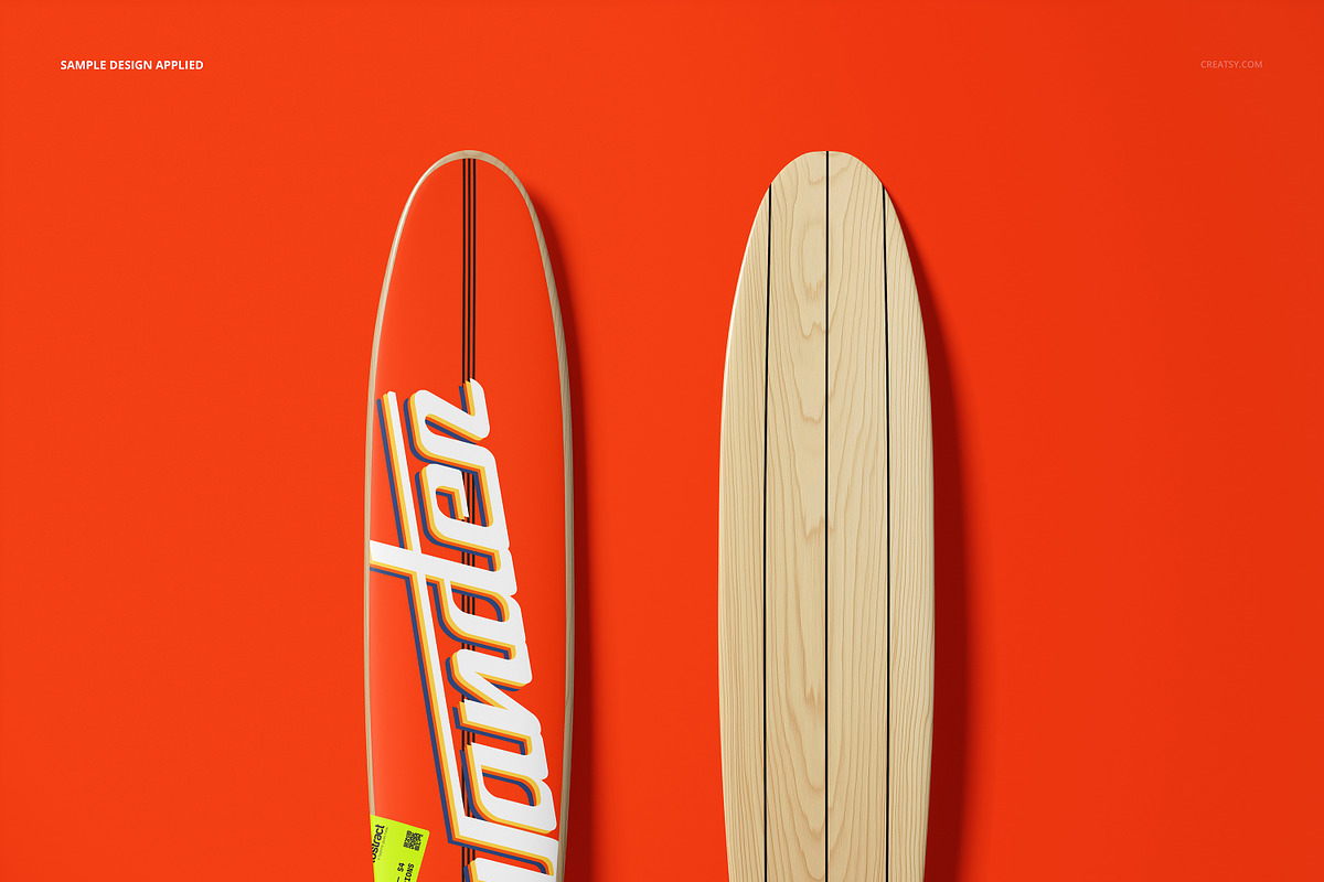 Surfboard Longboard Mockup, a Merchandise Mockup by Creatsy (Photo 4 of 6)