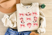 Coquette Cowgirl PNG Pink Ribbon, an Illustration by SharpMarketplace (Thumbnail 2 of 8)