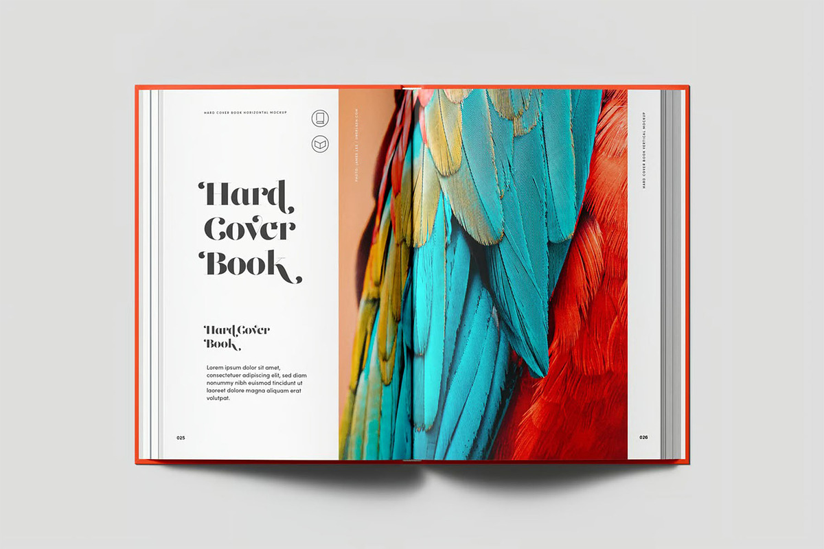 Hard Cover Vertical Book Mock-up, an Advertising Mockup by zippypixelstudio (Photo 8 of 14)