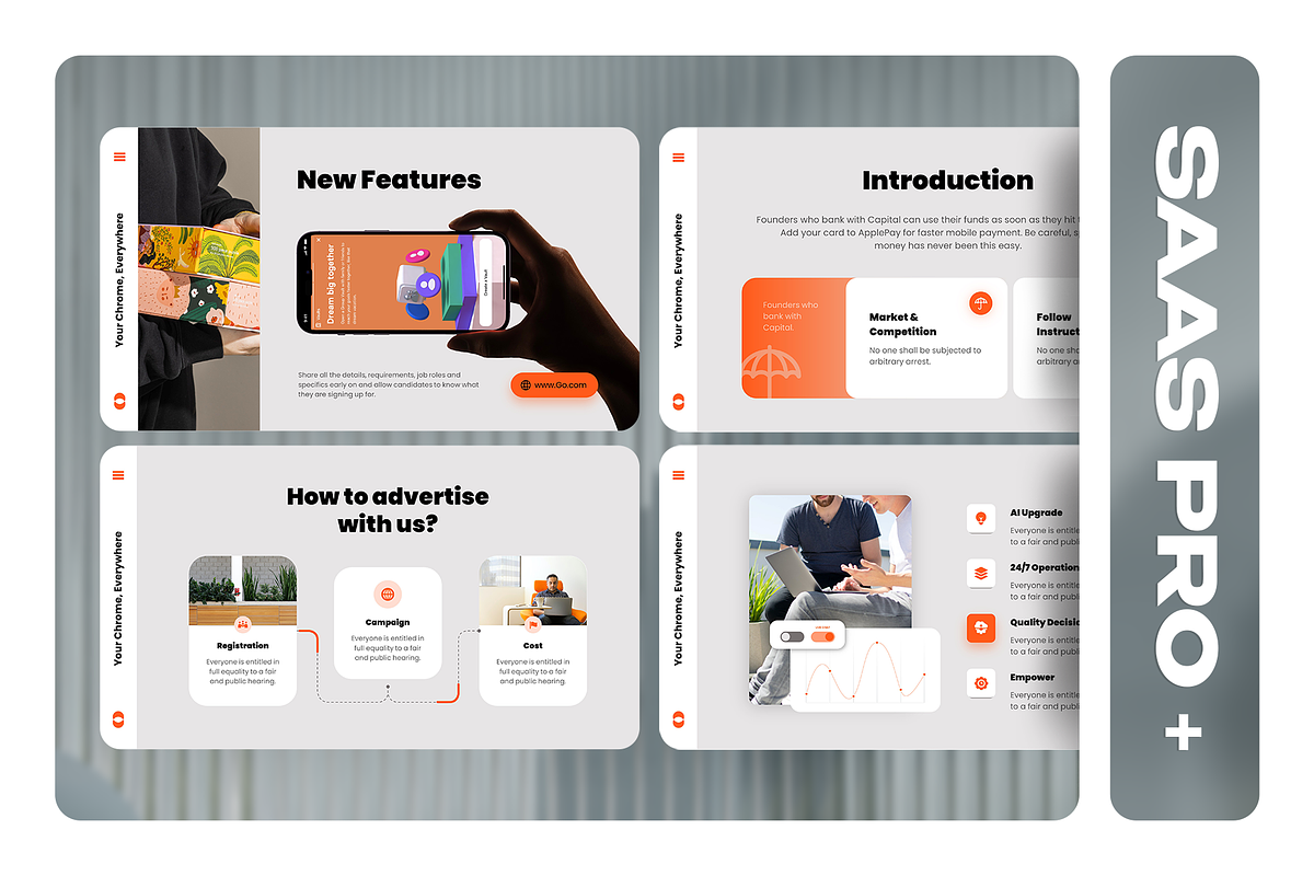 SaaS Pro - Presentation Template, a Presentation Template by MNML Agency (Photo 1 of 10)