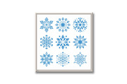 Snowflakes icon collection, an Outline Icon by RODINA (Thumbnail 2 of 3)