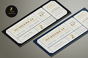 Art Deco Wedding Invitation Ticket, an Invitation Template by Vynetta (Thumbnail 4 of 4)