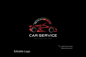 Car Repair Logo Design Template, a Branding & Logo Template by YUDesignStore