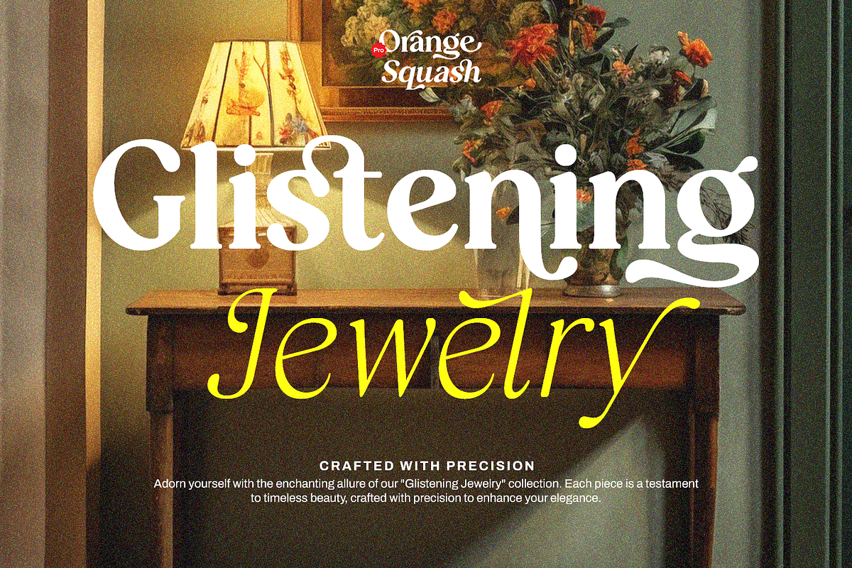 Orange Squash Pro - Vintage Serif, a Serif Font by Pixesia Studio (Photo 6 of 10)