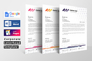 Letterhead Word Google Docs Pages, a Stationery Template by Tbunny (Thumbnail 1 of 6)