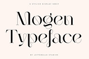 Mogen Serif Font, a Serif Font by Letteralle Studios (Thumbnail 1 of 11)