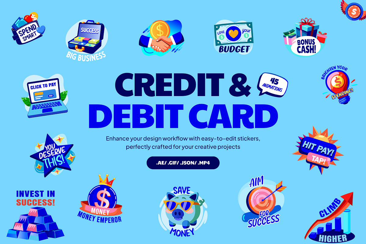 Animated Credit and Debit Card Stick, a Duotone Icon by Prosymbols (Photo 1 of 4)