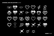 Chrome Love Collection – 93 Item PNG, an Object Graphic by Hainz Studio (Thumbnail 10 of 10)