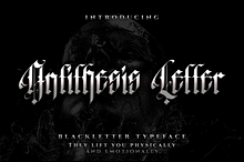 Antithesis Letter - Blackletter Type
