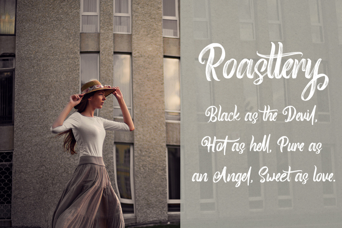 Roasttery - Handwritten Font preview 5