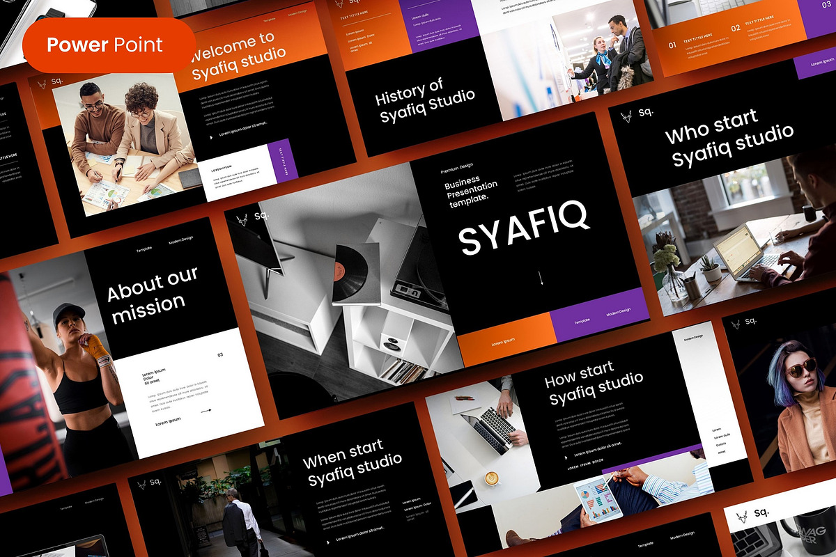 Syafiq – Business PowerPoint, a Presentation Template by Dens Creative Studio (Photo 1 of 6)