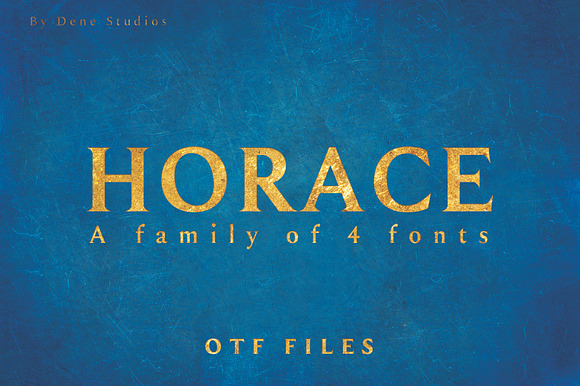 HORACE typeface preview 8