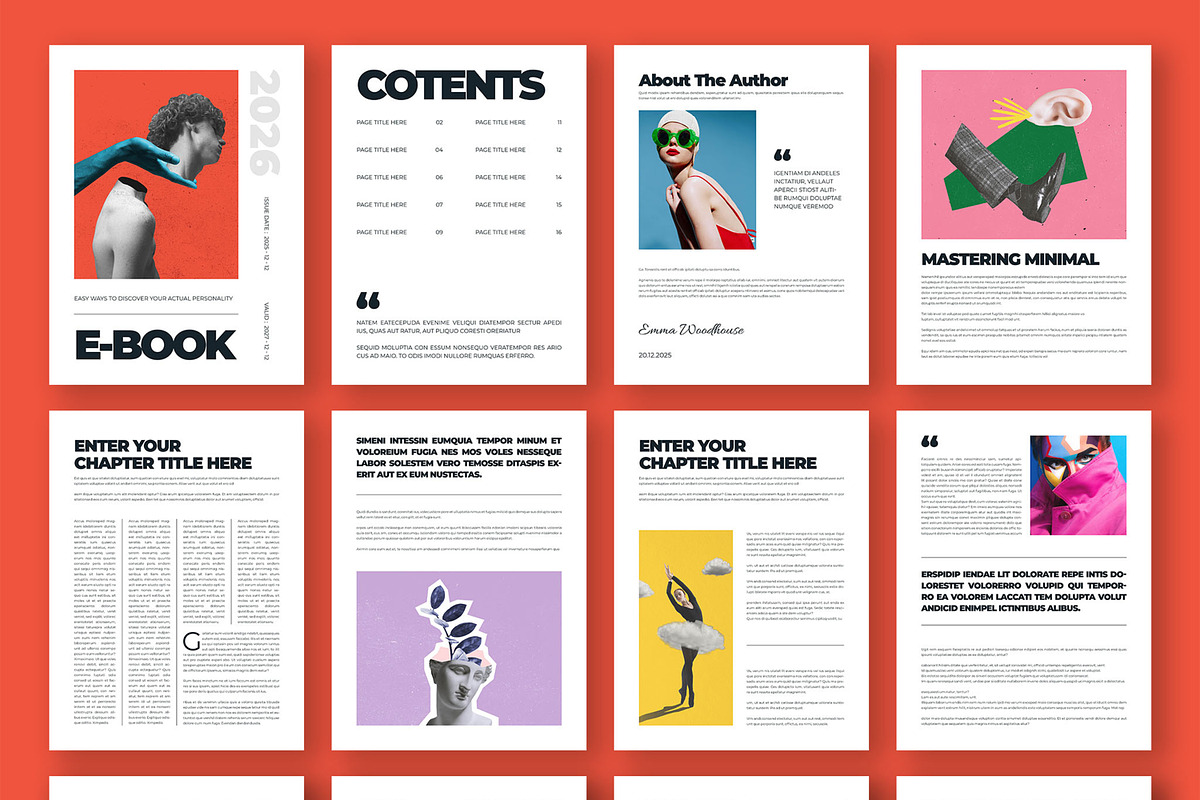 Ebook Template Layout, an UI Kit Template by ContestDesign (Photo 2 of 4)