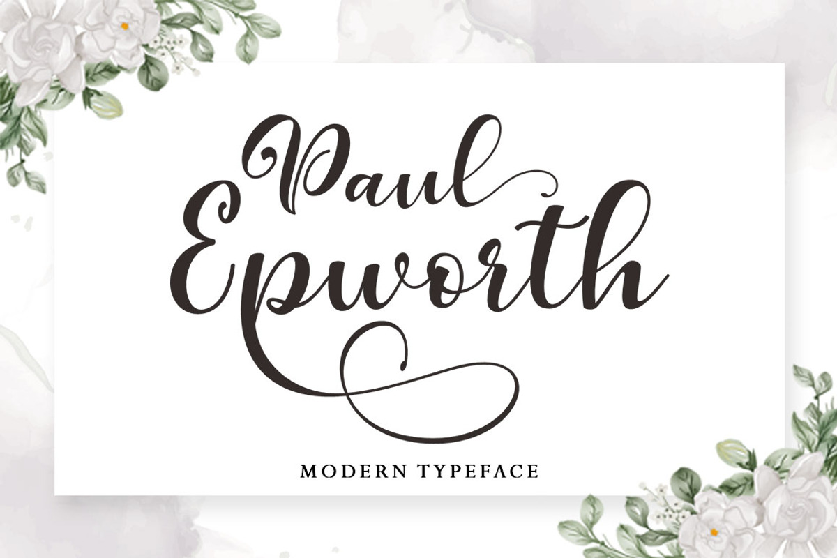 Paul Epworth, a Script Font by Straight.co (Photo 1 of 7)