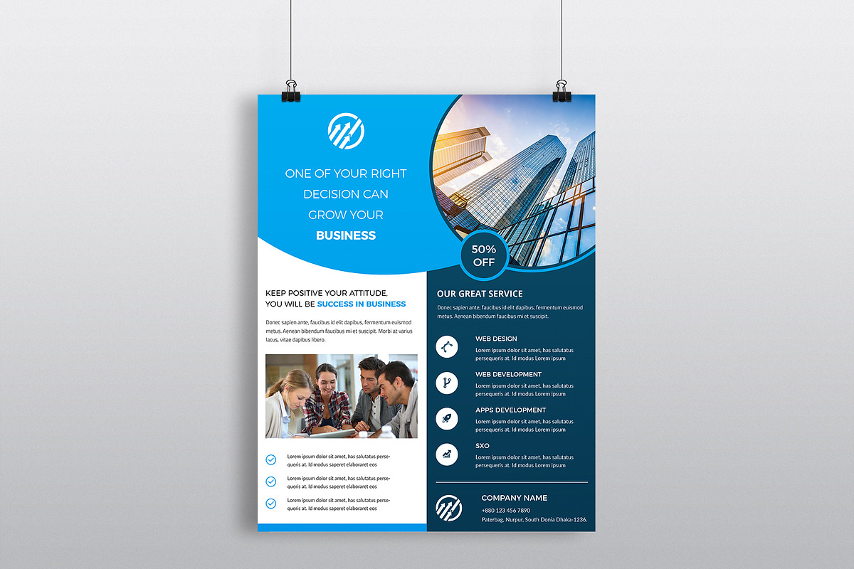 50+ Business Flyers Bundle, a Flyer Template by Imagine Design Studio (Photo 35 of 52)