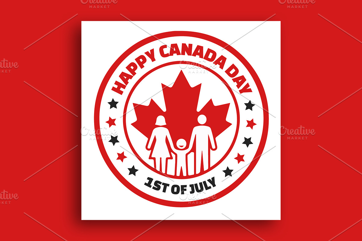 Canada Day social media post, a Social Media Template by nandinigraphics (Photo 4 of 5)