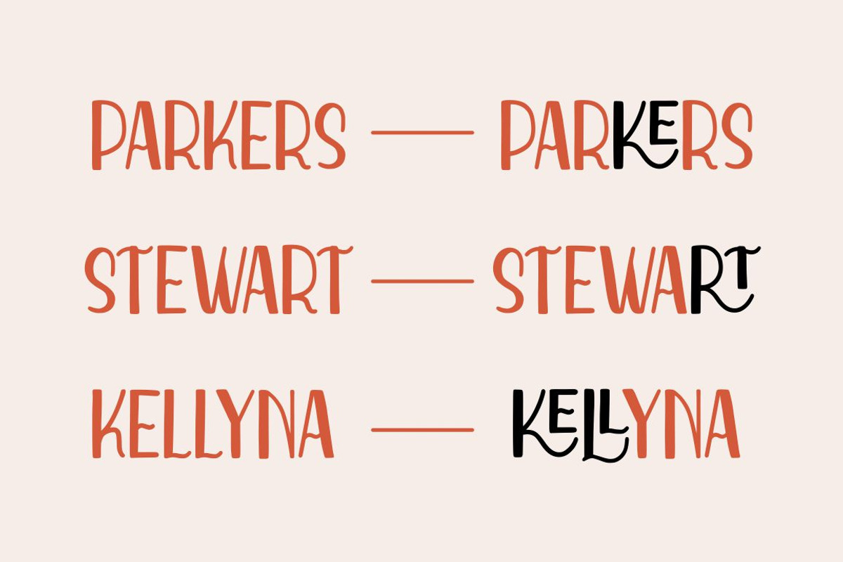 Reeline - Luxury Hand Drawn Font preview 8