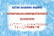 Retro Rainbow is a Retro Groovy font, a Handwritten Font by Brown Cupple (Thumbnail 9 of 10)