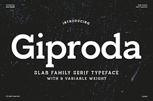 Giproda – Western Family Slab Serif