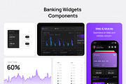 Banking Widget UI System, an UI Kit Template by VladTyzun (Thumbnail 6 of 8)