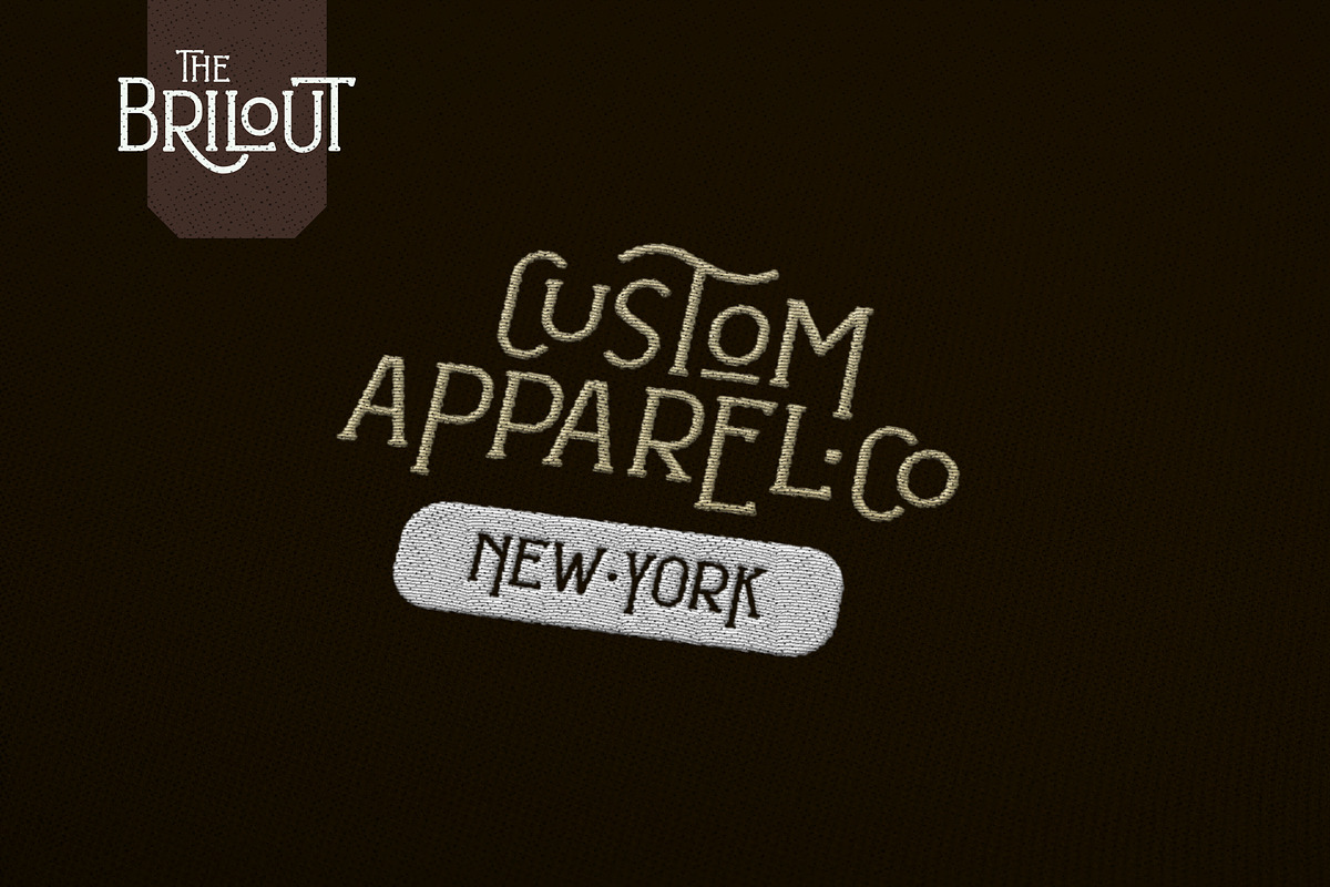 Brilout Display Font preview 4