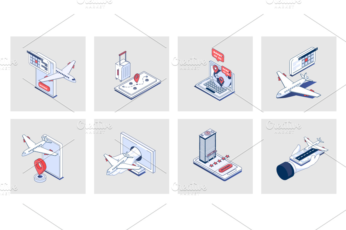 240 Isometric Icons, an Icon by alexdndz (Photo 4 of 31)