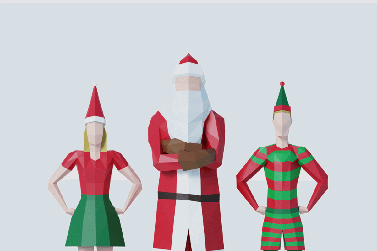 Santa & Helpers, a Characters & Person 3D Model by Studio Ochi (Photo 1 of 13)
