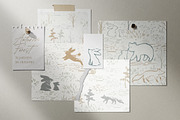 Autumn Forest Patterns and Elements, an Animal Illustration by MeadowFox (Thumbnail 1 of 8)