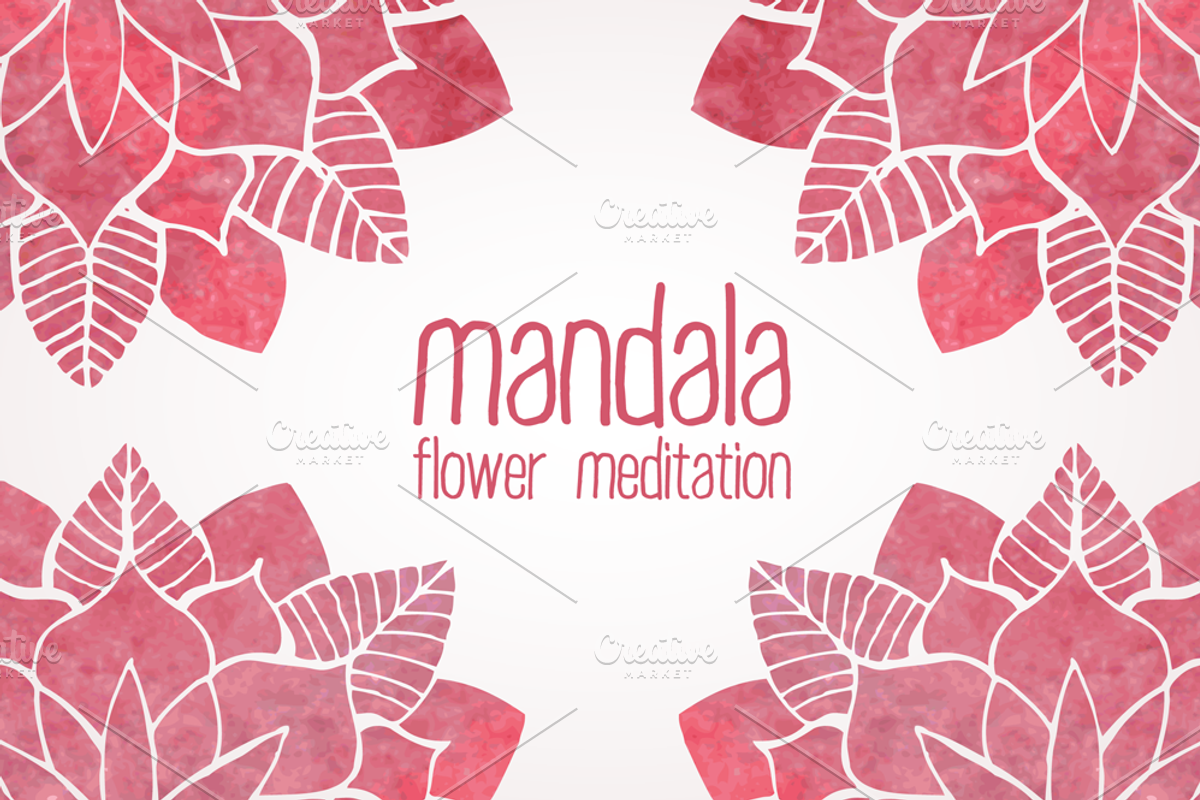Mandala. FLower Meditation, a Decorative Illustration by Marina Demidova (Photo 1 of 3)