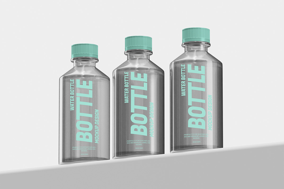 Water Bottle Mockup, a Merchandise Mockup by Permadi Creative (Photo 4 of 5)