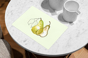Pear Wine - Fruit Watercolor Clipart, a Decorative Illustration by foxsong (Thumbnail 16 of 16)