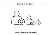 User and Ui Line Icons, an Outline Icon by Designfour (Thumbnail 7 of 7)