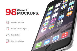 98 perfect iPhone 6 mockups