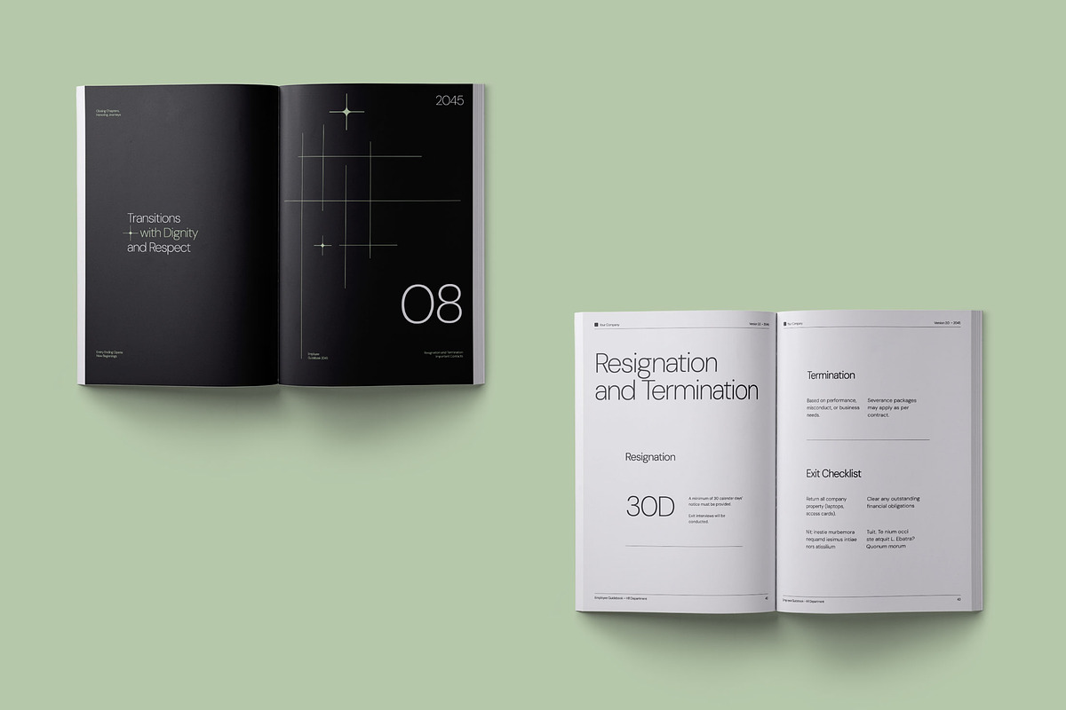 Employee Guidebook/Handbook Template preview 8