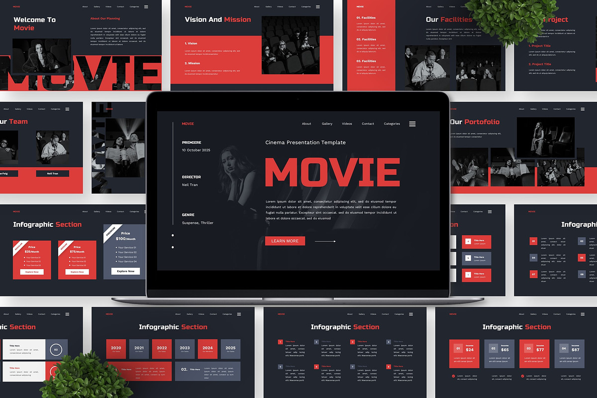 Movie - Cinema Keynote, a Presentation Template by Deepslide Studio (Photo 6 of 6)