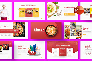 Food Powerpoint Template - Premium, a Presentation Template by GearShift