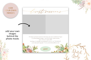 PSD Photo Session Card Template 65