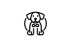 Dog Logo, a Branding & Logo Template by Vectorium Studio