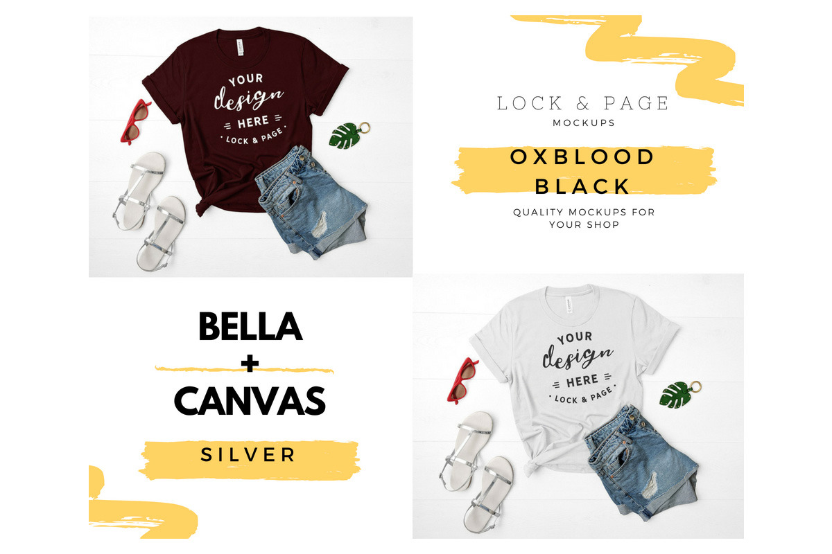 Bella Canvas 3001 Mega Bundle Mockup, a Shirt Mockup by lock and page (Photo 12 of 84)