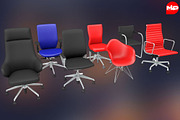 Office Furniture Interior Decoration, a Furniture 3D Model by multimedia4ds (Thumbnail 8 of 10)