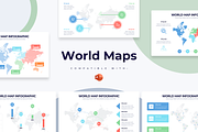 World Maps Powerpoint Templates, a Presentation Template by Slidesmash (Thumbnail 1 of 4)