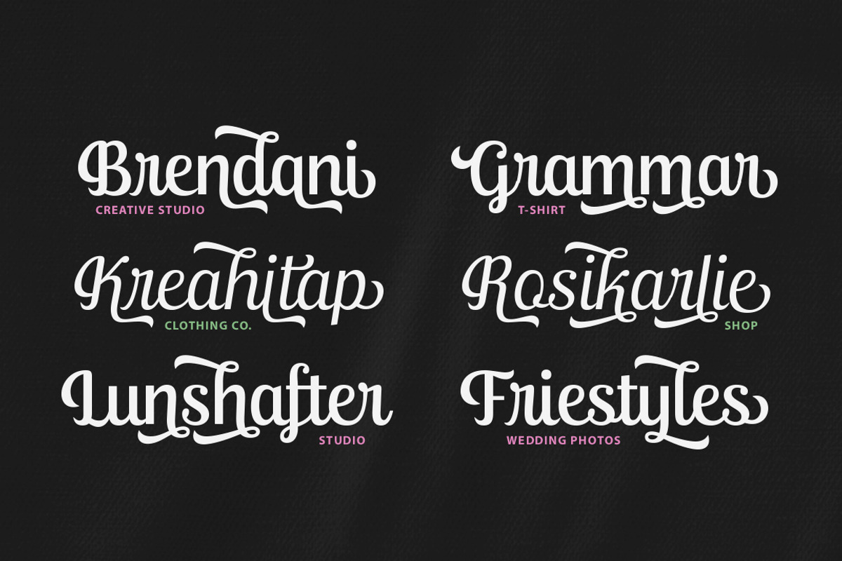 Ralsteda Font Family, a Script Font by Seniors (Photo 9 of 18)