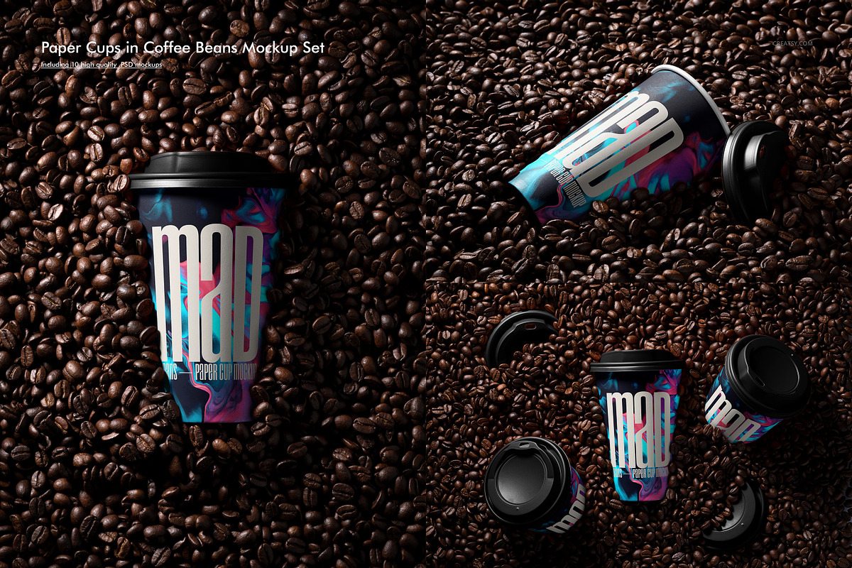 Paper Cup Mockup Bundle, a Cups & Container Mockup by creatsy5 (Photo 27 of 36)