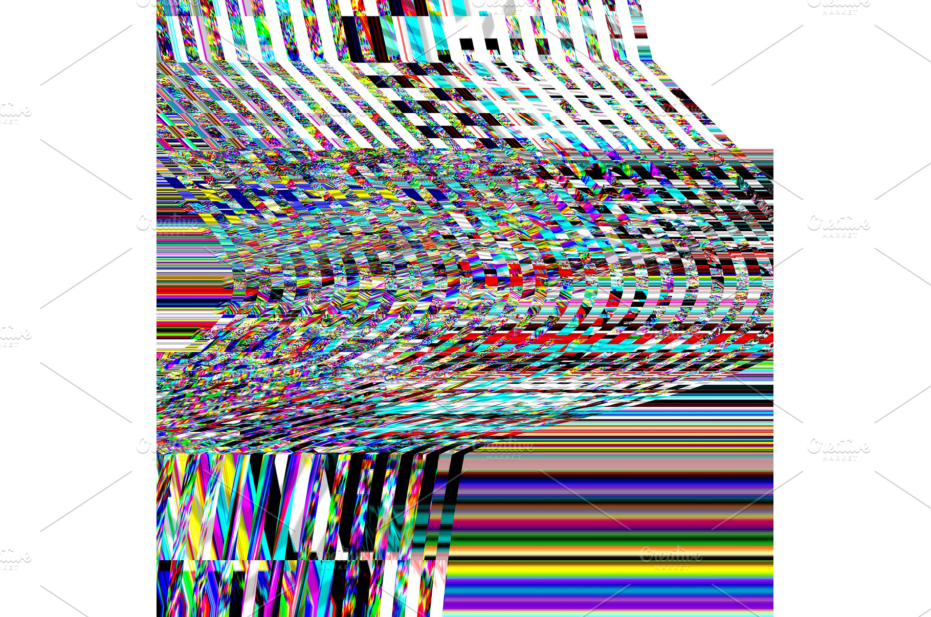 TV Photo Noise Glitch psychedelic, a Technology Photo by Wittmann