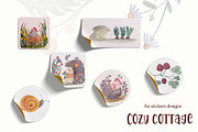 Cozy cottage, a Decorative Illustration by Katia Serdiuk (Thumbnail 2 of 6)