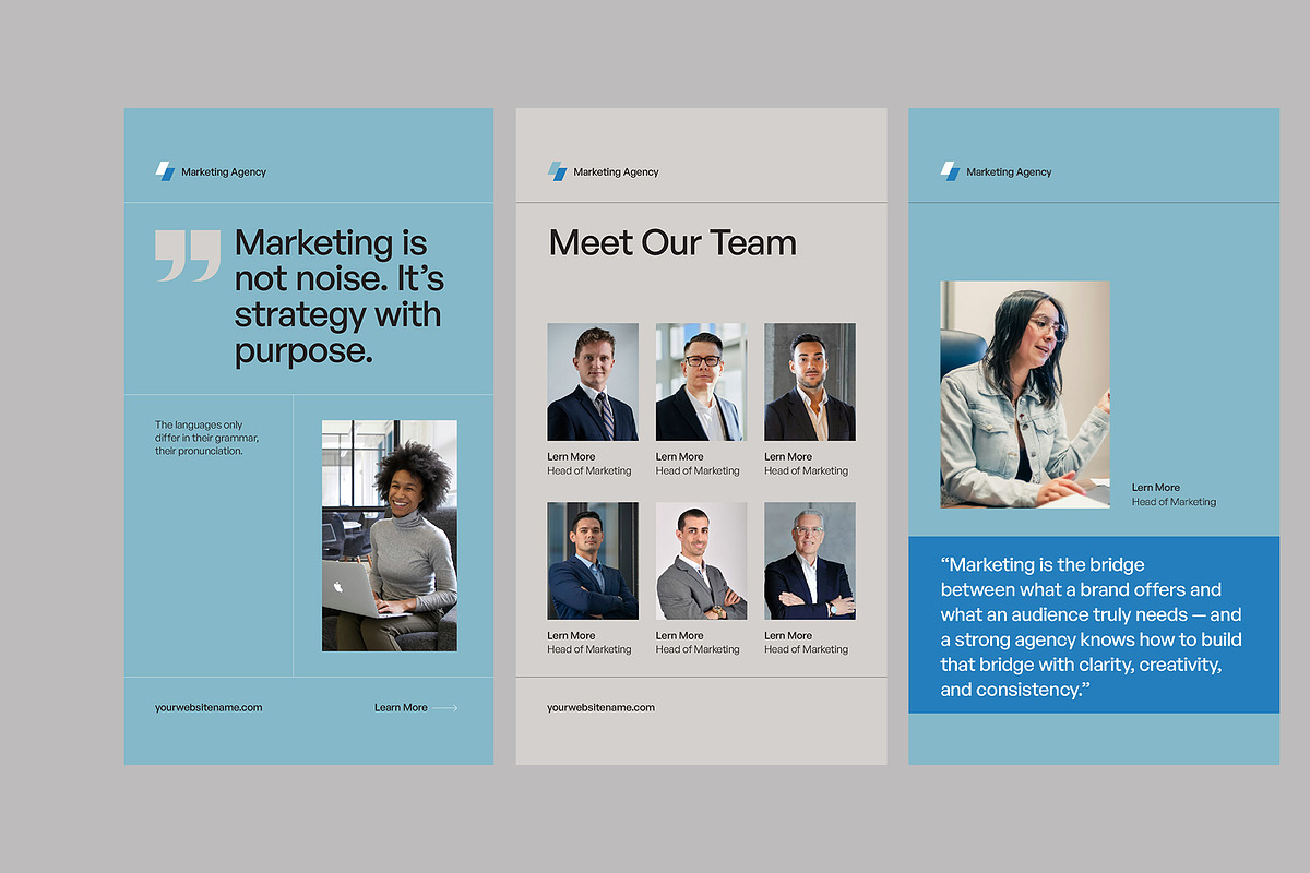 VIRYA | Marketing Agency Story, a Social Media Template by Neermana (Photo 3 of 4)