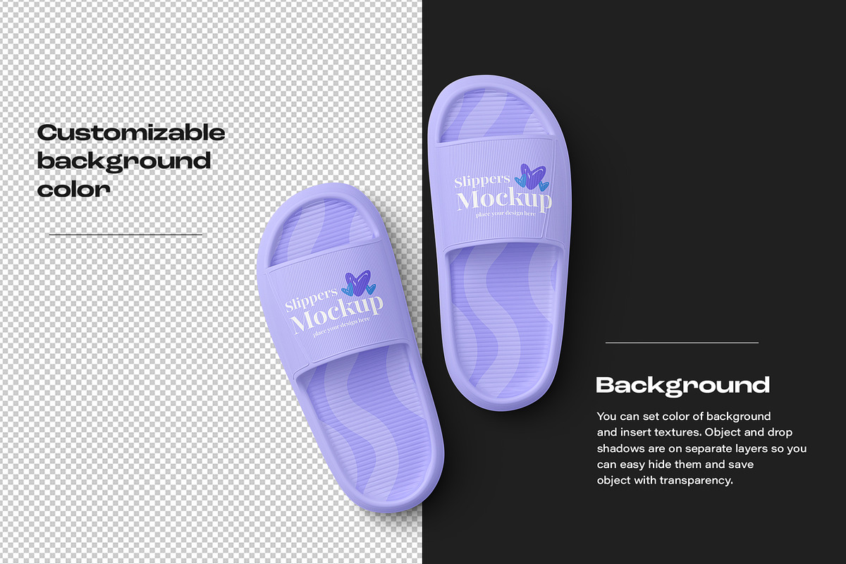 Slippers Mockup Set, an Apparel Mockup by ForgeDesign (Photo 3 of 6)